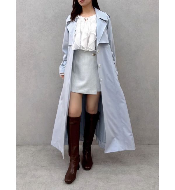 dazzlin「バックプリーツトレンチコート」|トレンチコート|