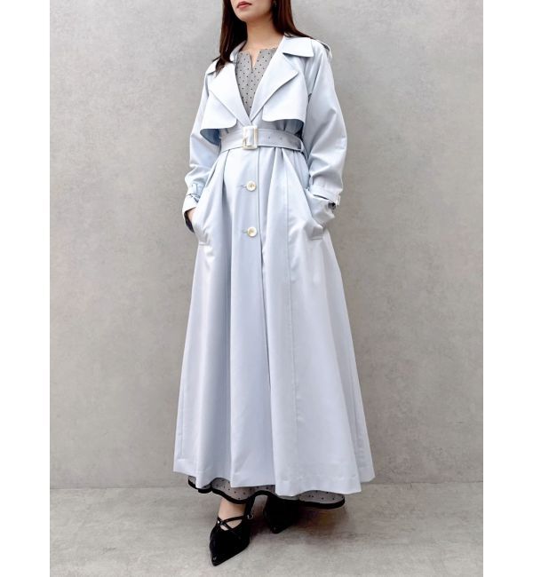 dazzlin「バックプリーツトレンチコート」|トレンチコート|