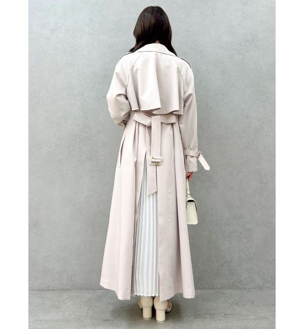 dazzlin「バックプリーツトレンチコート」|トレンチコート|