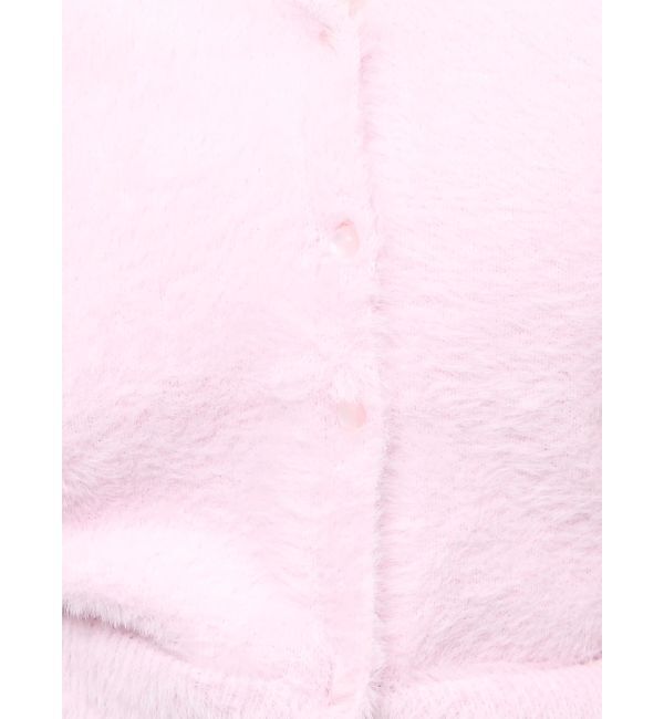 MERCURYDUO「2WAYキーネックミニシャギーコンパクトカーディガン」|カーディガン|