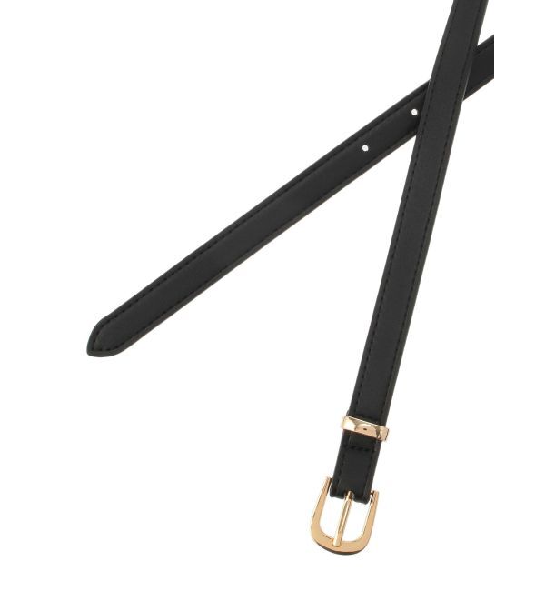 LAGUNAMOON「フェイクレザーナローベルト」|ベルト|