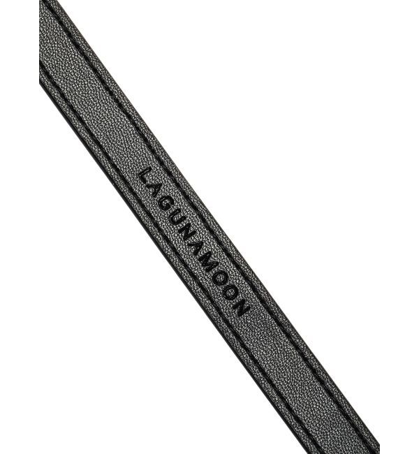 LAGUNAMOON「フェイクレザーナローベルト」|ベルト|