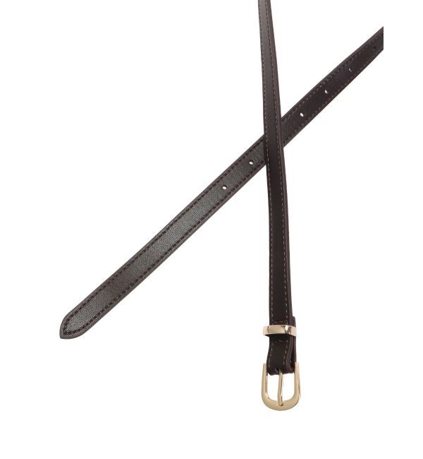 LAGUNAMOON「フェイクレザーナローベルト」|ベルト|