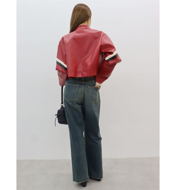 EVRIS「シンプルワイドデニムパンツ」|デニム|