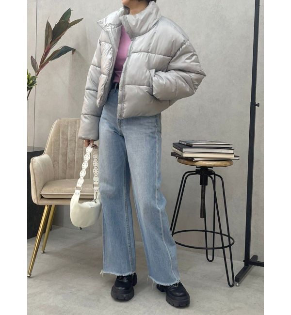 EVRIS「シンプルワイドデニムパンツ」|デニム|