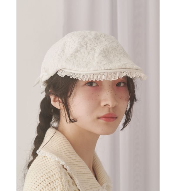 merry jenny「lace hunting cap」|ハンチング・ベレー帽|