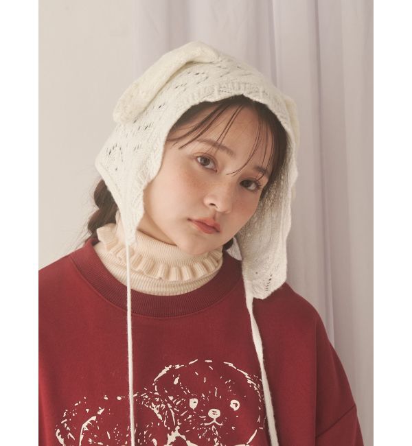 merry jenny「animal lace knit cap」|その他|