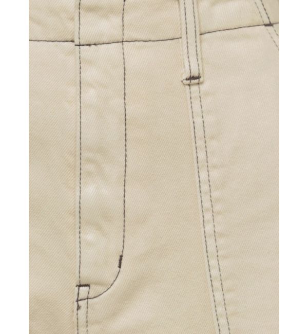 GYDA「ハイウエストSIDE RIPPEDカーゴワイドパンツ」|カーゴ|