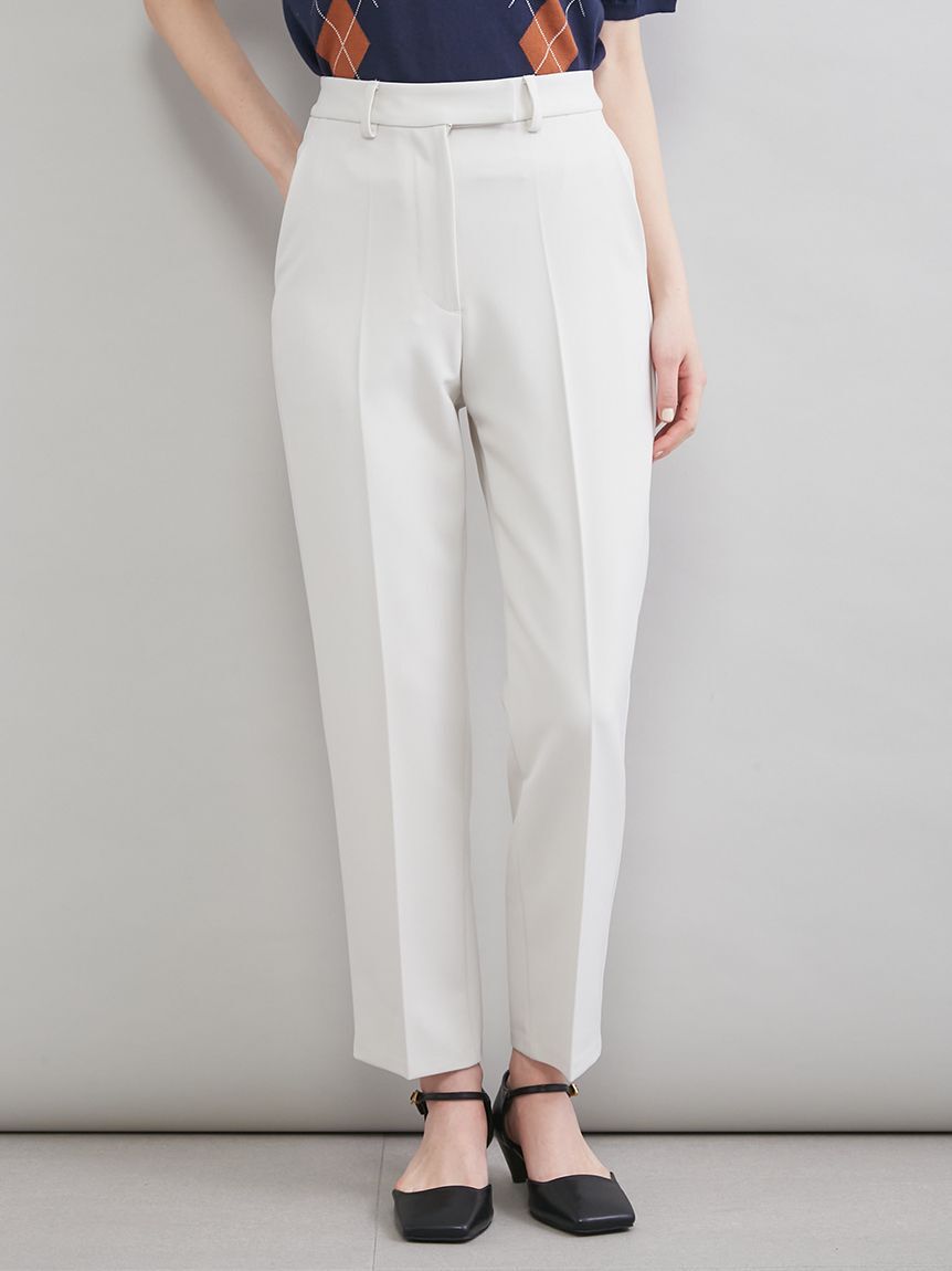 Mila Owen「【MILA PANTS】後ろゴムテーパードパンツ」|チノ|