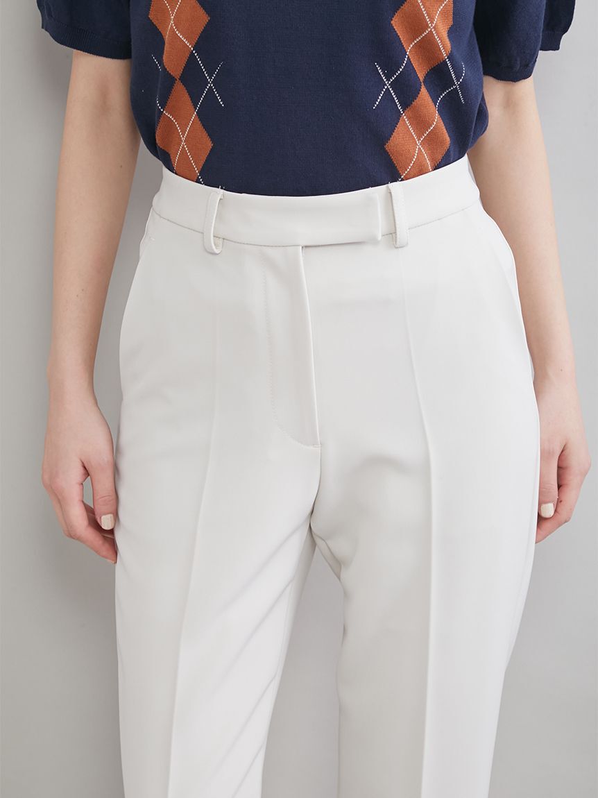 Mila Owen「【MILA PANTS】後ろゴムテーパードパンツ」|チノ|