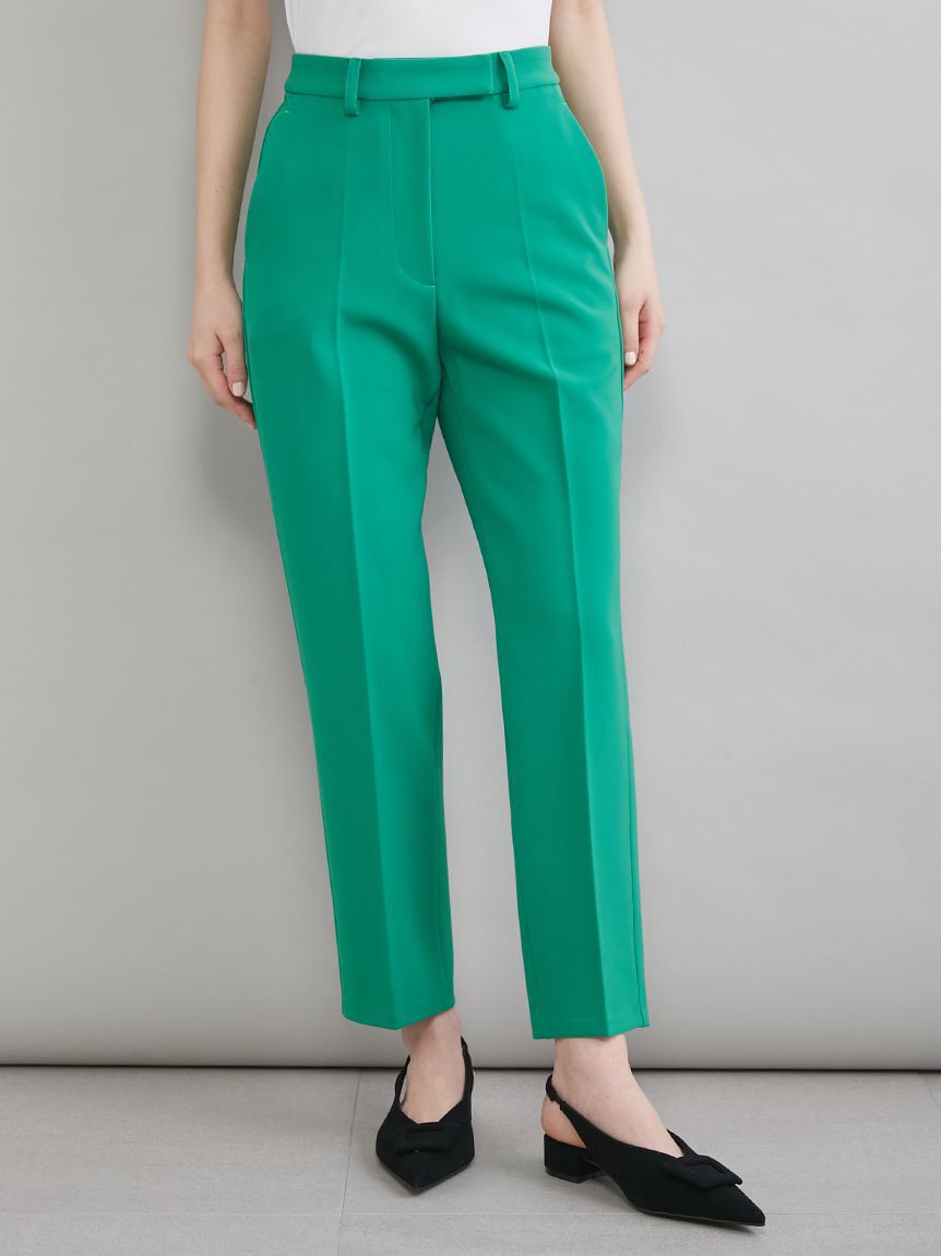 Mila Owen「【MILA PANTS】後ろゴムテーパードパンツ」|チノ|GRN