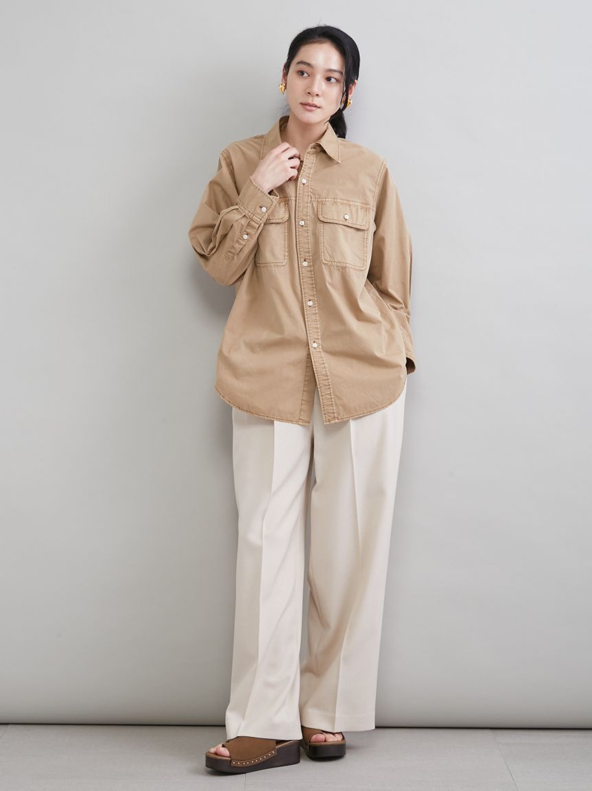 Mila Owen「【MILA PANTS】センタープレスイージーパンツ」|チノ|