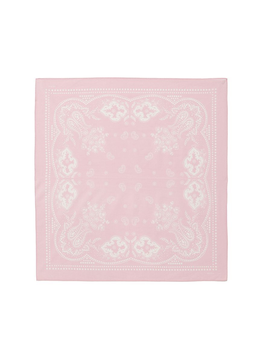 Mila Owen「バンダナ柄綿シルクスカーフ」|バンダナ・スカーフ|