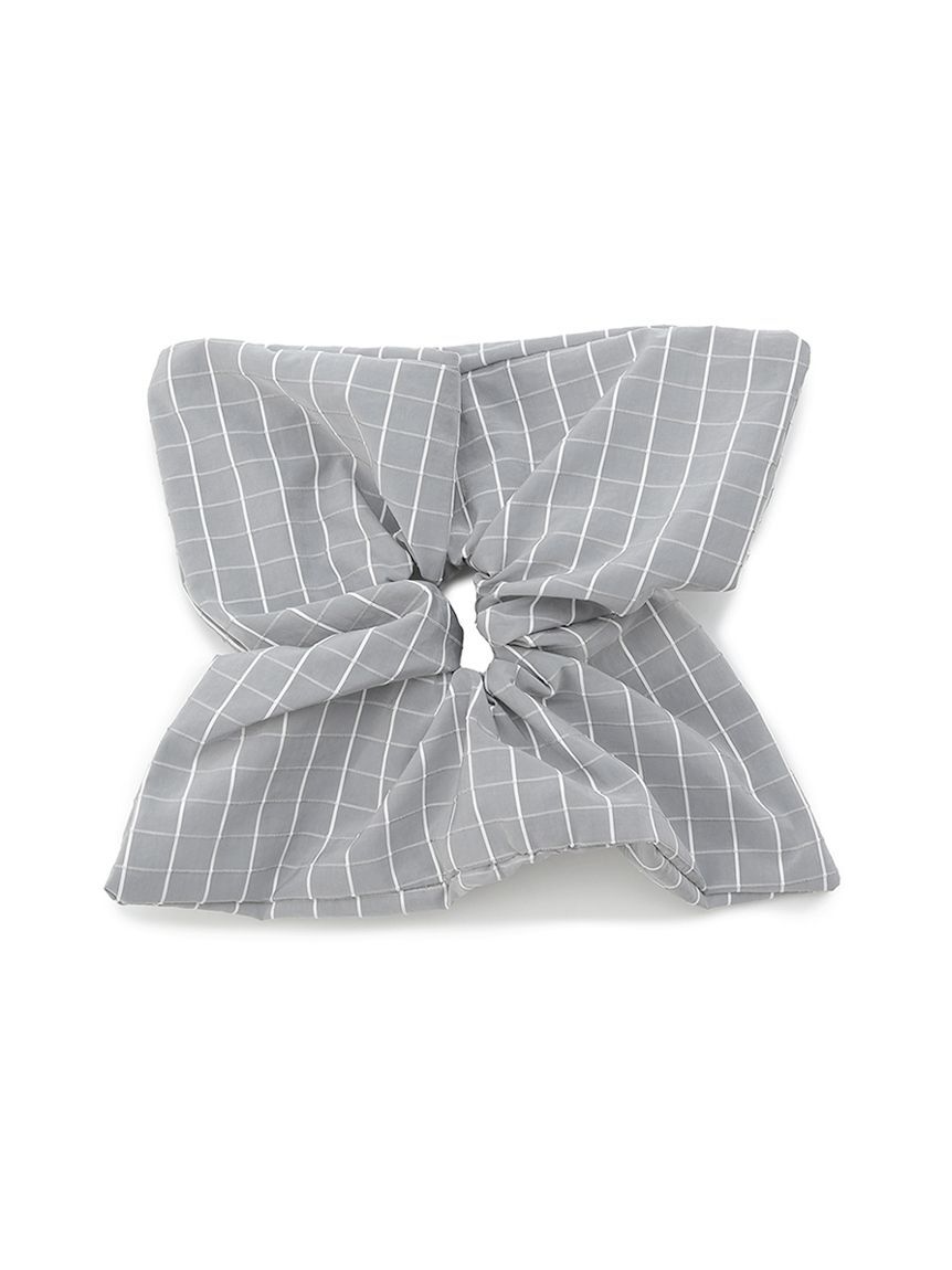 emmi atelier「ボックスチェックボリュームビッグシュシュ」|その他|