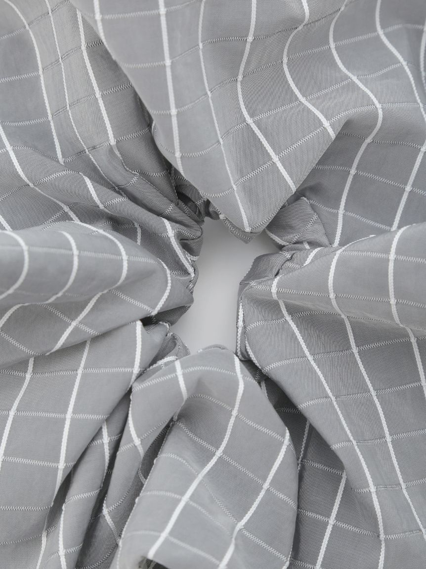 emmi atelier「ボックスチェックボリュームビッグシュシュ」|その他|