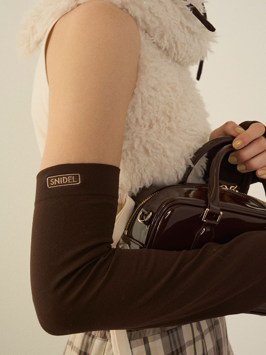 SNIDEL「シアーアームウォーマー」|手袋|