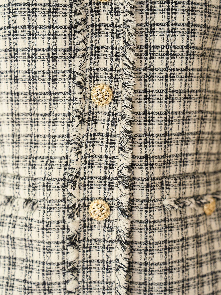 SNIDEL「ツイードジレ」|ダウンベスト・ベスト|