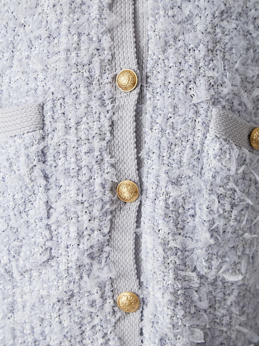 FRAY I.D「リボンヤーンニットツイードジャケット」|その他|