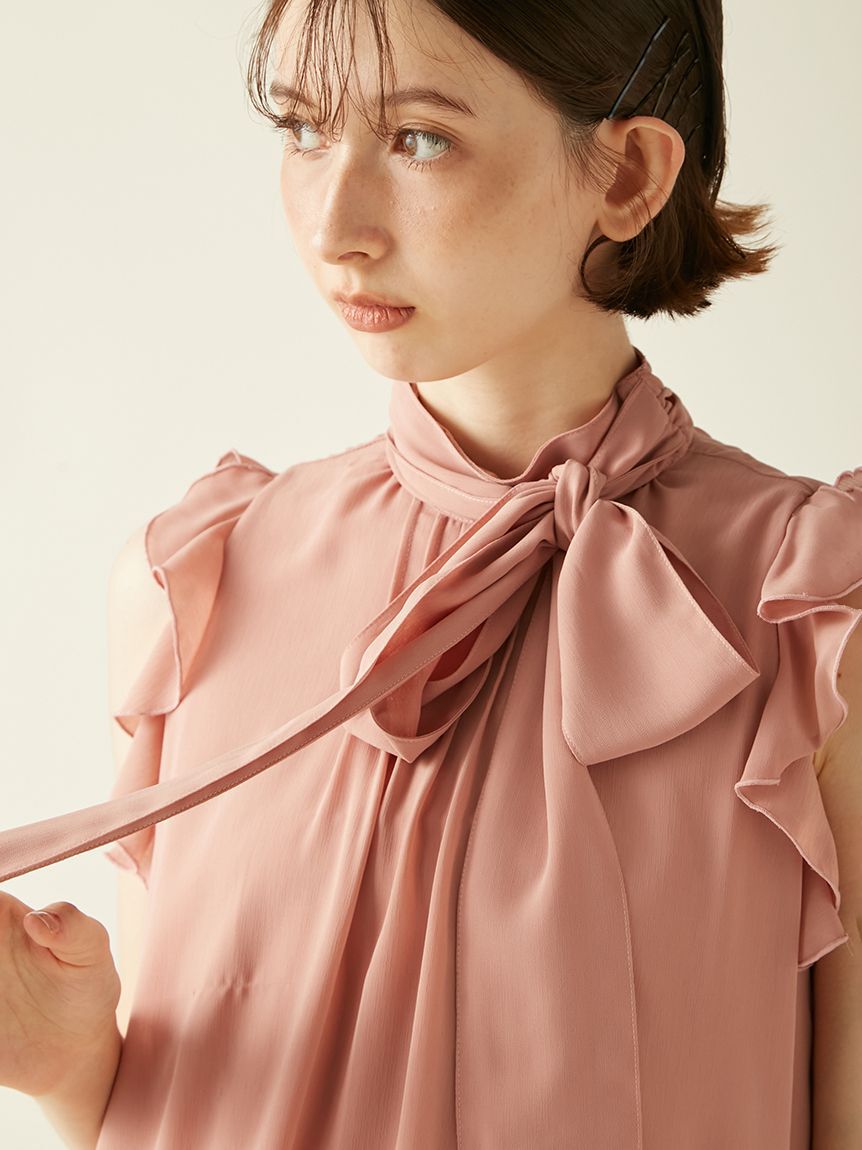 LILY BROWN「ドレープフリルセットアップ」|ワンピース|