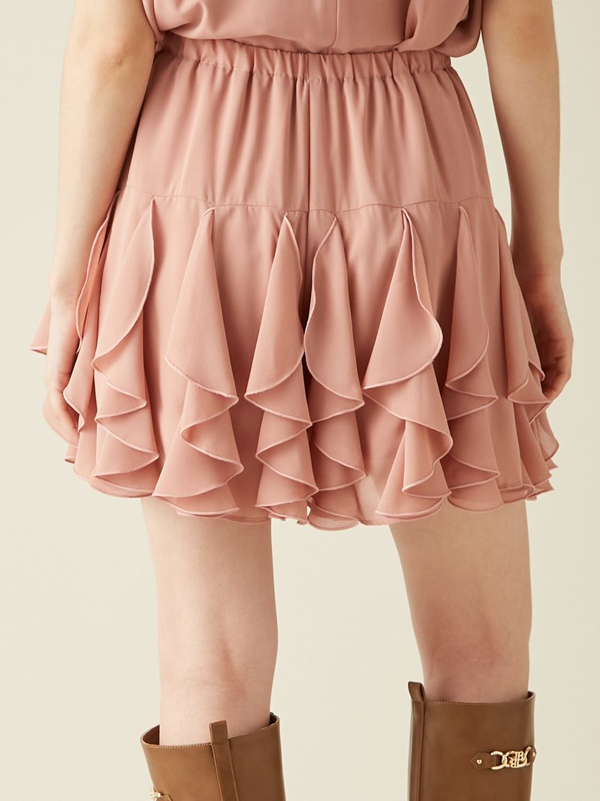 LILY BROWN「ドレープフリルセットアップ」|ワンピース|