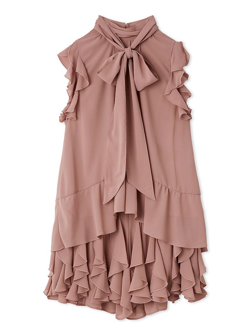 LILY BROWN「ドレープフリルセットアップ」|ワンピース|