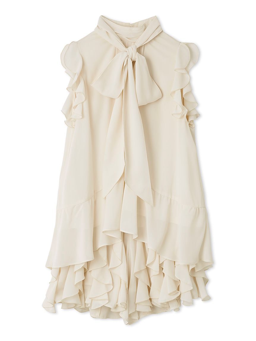 LILY BROWN「ドレープフリルセットアップ」|ワンピース|