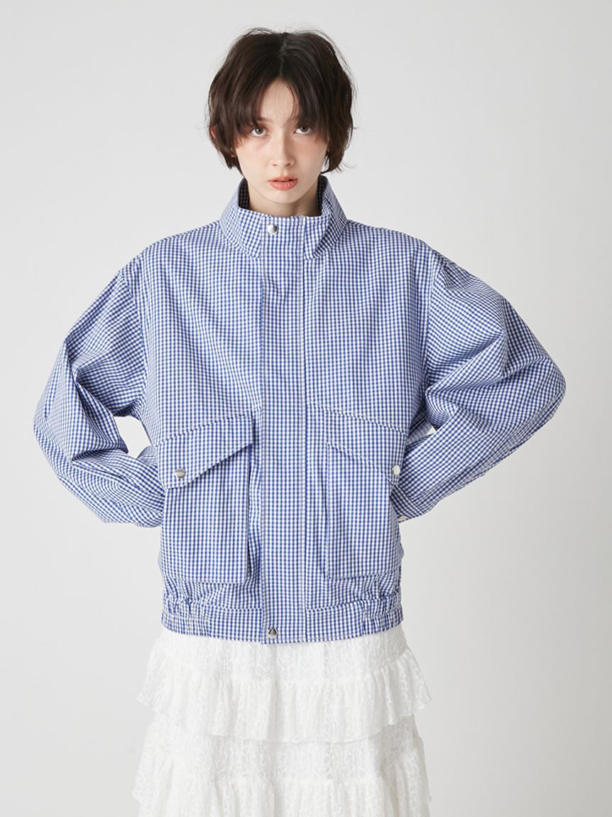 LILY BROWN「スタンドカラーブルゾン」|ブルゾン・スタジャン|