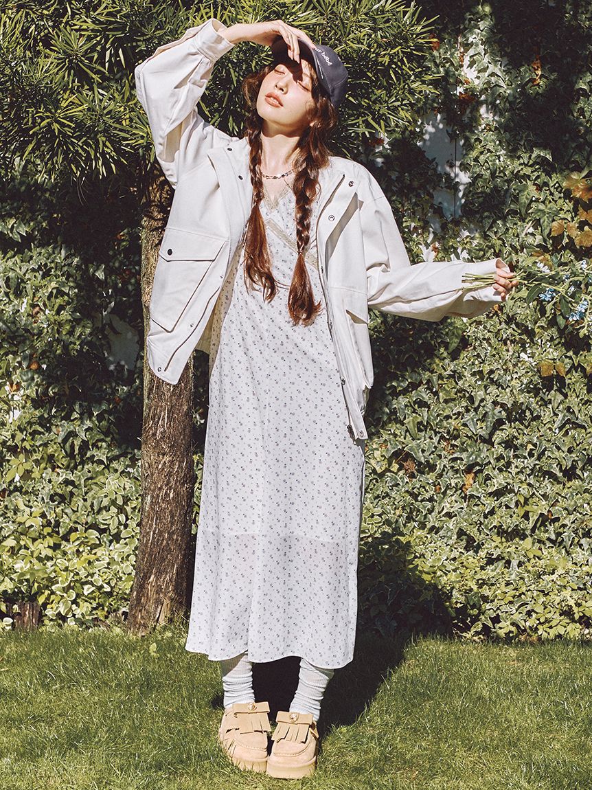 LILY BROWN「スタンドカラーブルゾン」|ブルゾン・スタジャン|