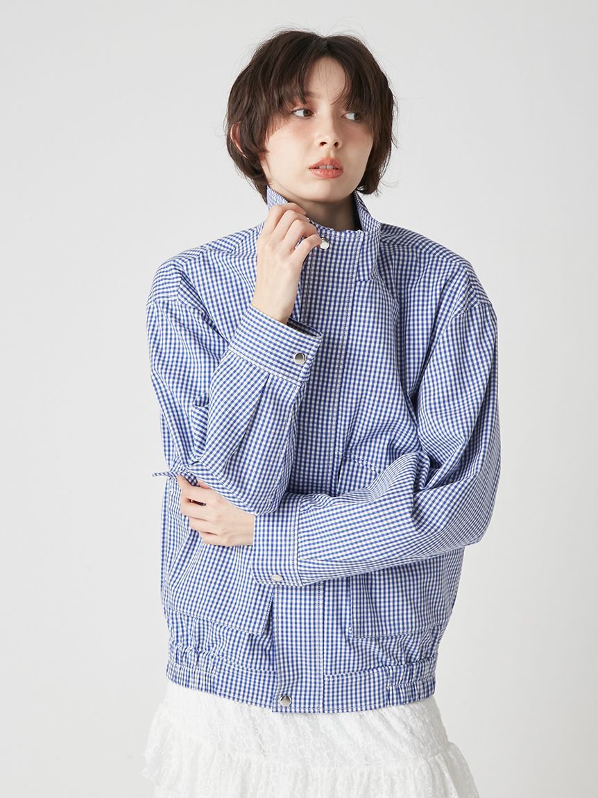 LILY BROWN「スタンドカラーブルゾン」|ブルゾン・スタジャン|