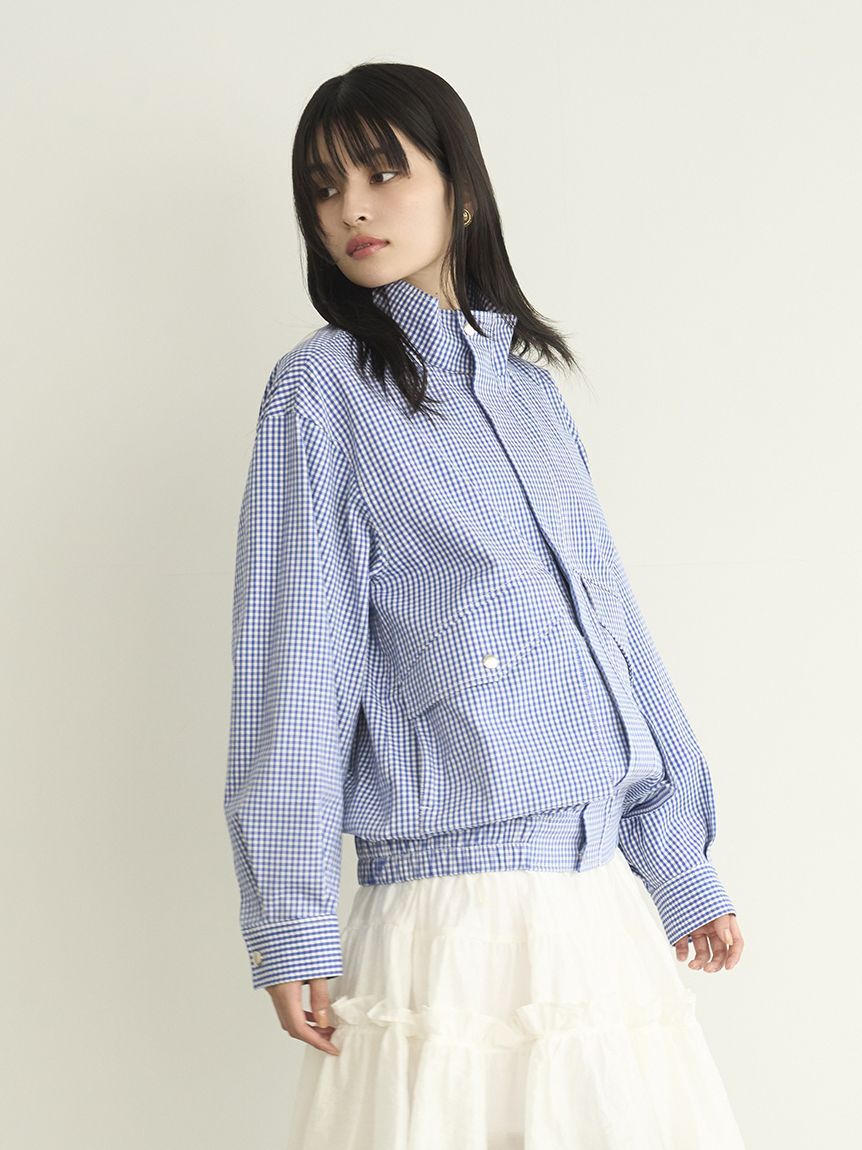 LILY BROWN「スタンドカラーブルゾン」|ブルゾン・スタジャン|CHECK