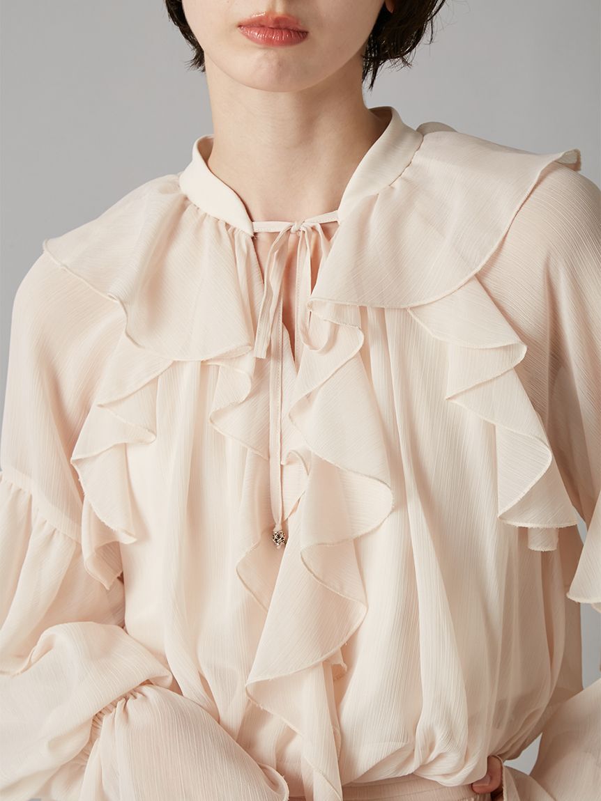 LILY BROWN「ドレープフリルセットアップ」|ワンピース|