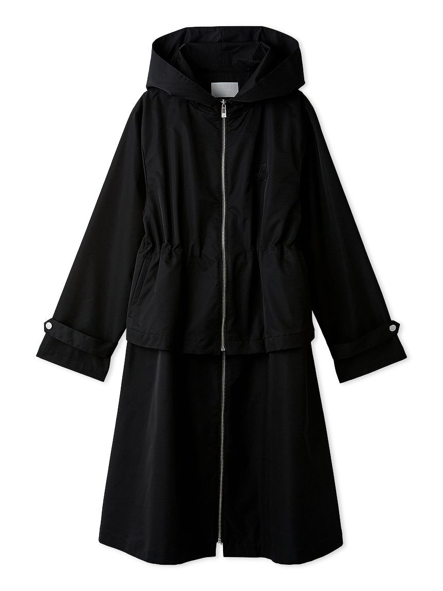 CELFORD「2WAY フーディーコート」|ダッフルコート|BLK