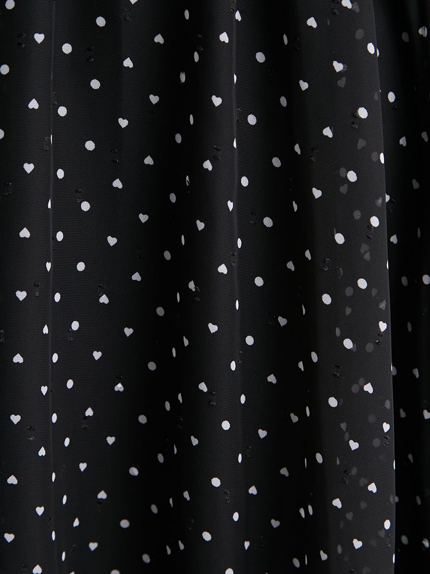 CELFORD「【洗える】ハートドットプリントワンピース」|ワンピース|