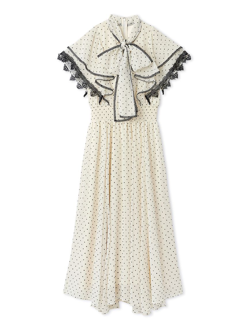 CELFORD「【洗える】ハートドットプリントワンピース」|ワンピース|