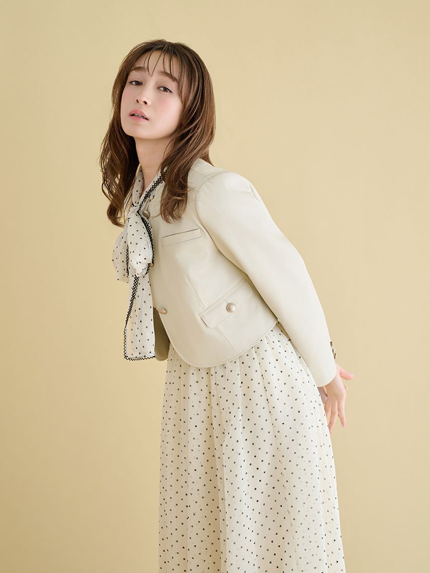 CELFORD「【洗える】ハートドットプリントワンピース」|ワンピース|