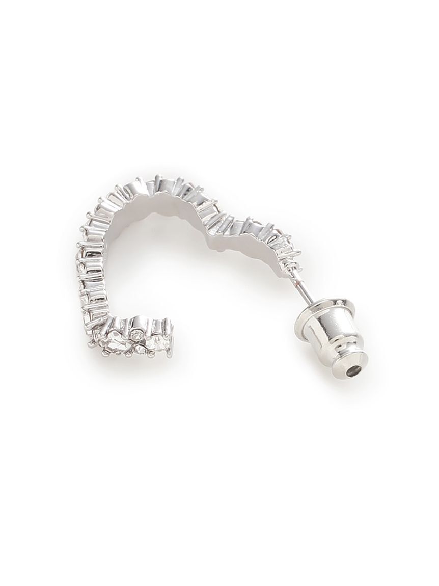 CELFORD「ハートビジューフープピアス」|ピアス|