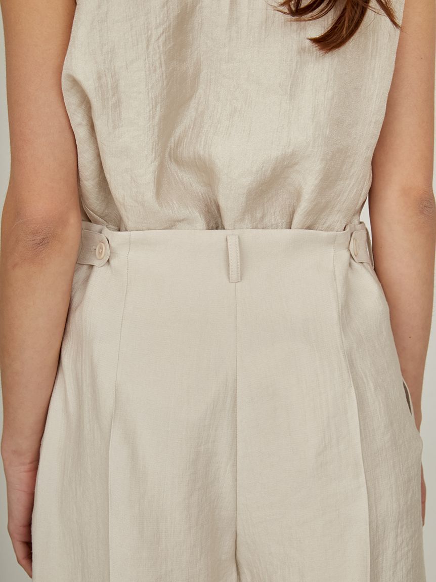 styling/「【セットアップ対応】バックサテンショートパンツ」|チノ|