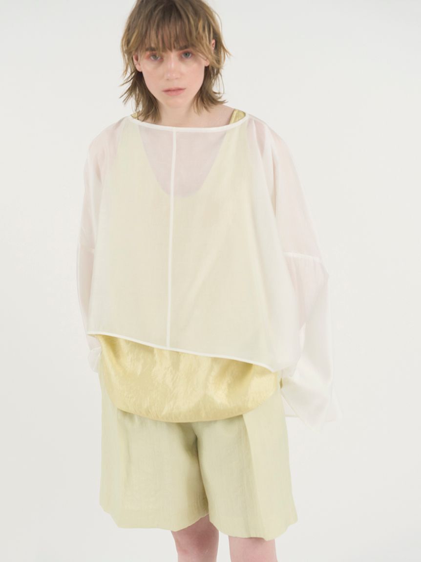 styling/「【セットアップ対応】バックサテンショートパンツ」|チノ|