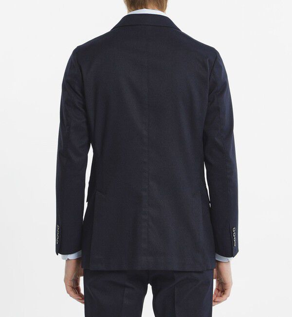 MACKINTOSH PHILOSOPHY「【24年秋冬モデル】トロッター ジャケット#000（ナンバーゼロ）バーズアイストレッチ　リサイクル」|テーラードジャケット|