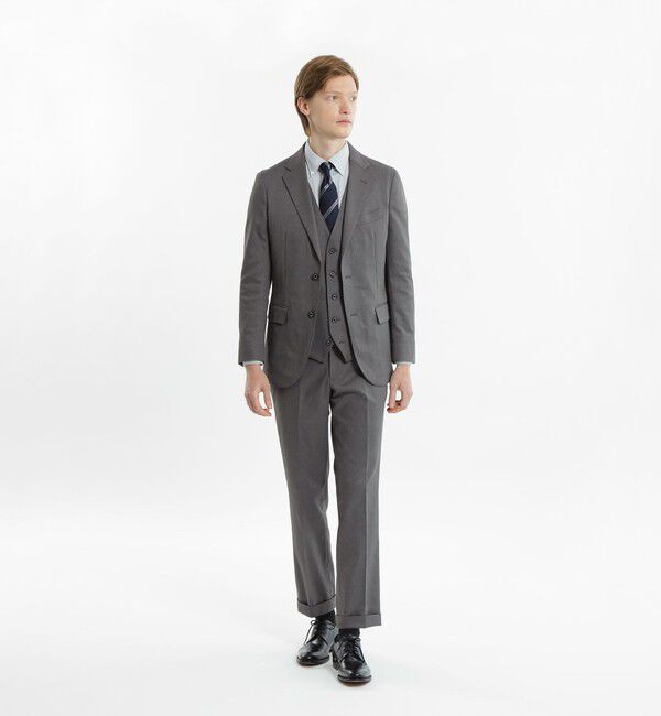 MACKINTOSH PHILOSOPHY「【24年秋冬モデル】トロッター ジャケット#000（ナンバーゼロ）バーズアイストレッチ　リサイクル」|テーラードジャケット|