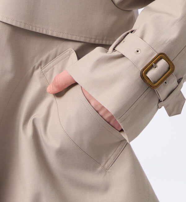 MACKINTOSH PHILOSOPHY「【WELBURY TRENCH SHORT(ウェルベリートレンチショート)】ライトギャバジン」|トレンチコート|