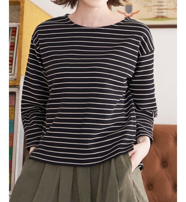 ikka「リップル袖切り替え長袖プルオーバー」|その他|