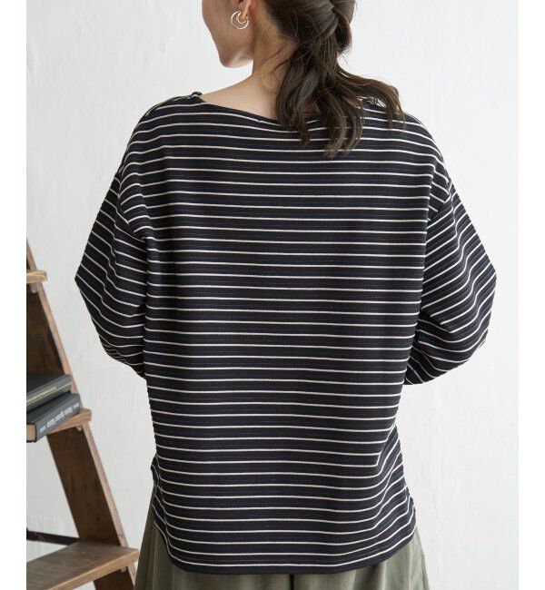 ikka「リップル袖切り替え長袖プルオーバー」|その他|