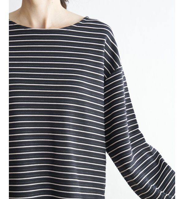 ikka「リップル袖切り替え長袖プルオーバー」|その他|