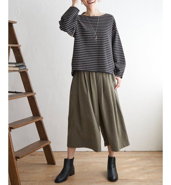 ikka「リップル袖切り替え長袖プルオーバー」|その他|