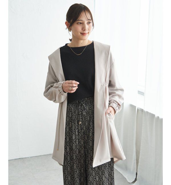 ikka「UVドロストフードガウン」|その他|