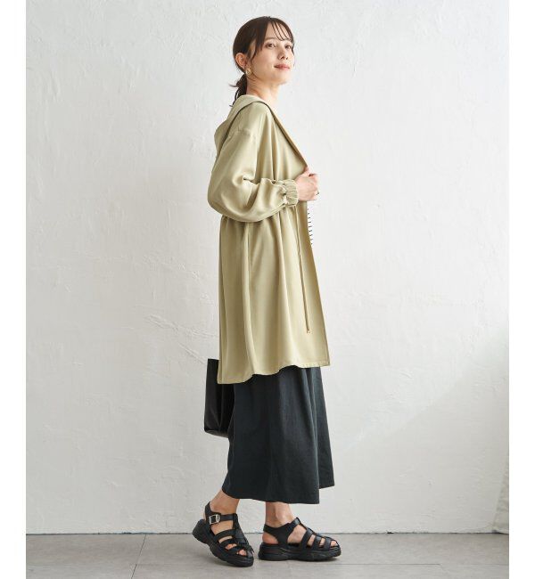 ikka「UVドロストフードガウン」|その他|