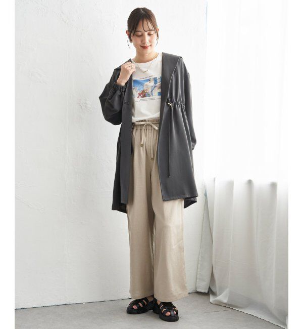 ikka「UVドロストフードガウン」|その他|