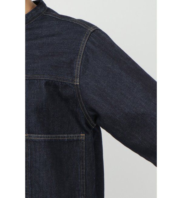 Lbc with Life「ＬＢＣデニムノーカラージャケット」|ブルゾン・スタジャン|