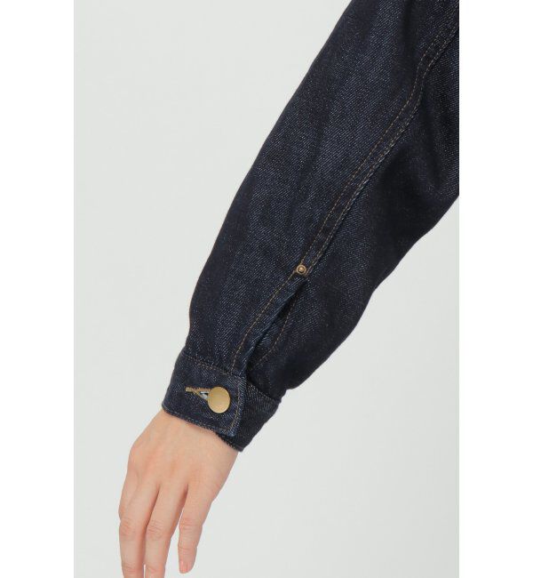 Lbc with Life「ＬＢＣデニムノーカラージャケット」|ブルゾン・スタジャン|